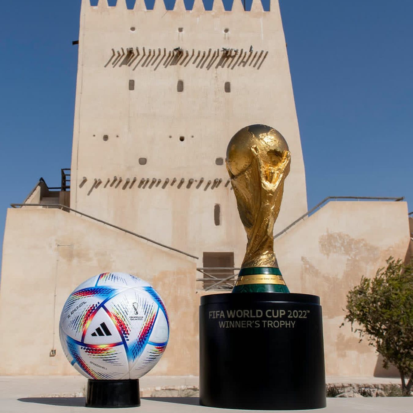 Al Rihla. The Official World Cup Ball by @adidas for the 2022 World Cup in Qatar @adidasfootball #alrihla