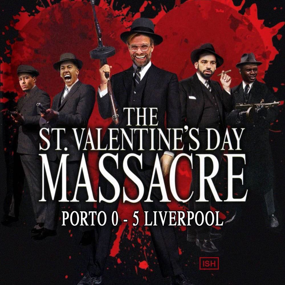 The 5 nil thumping at Porto makes our pic of the Day. Real also beat PSG 3-1.