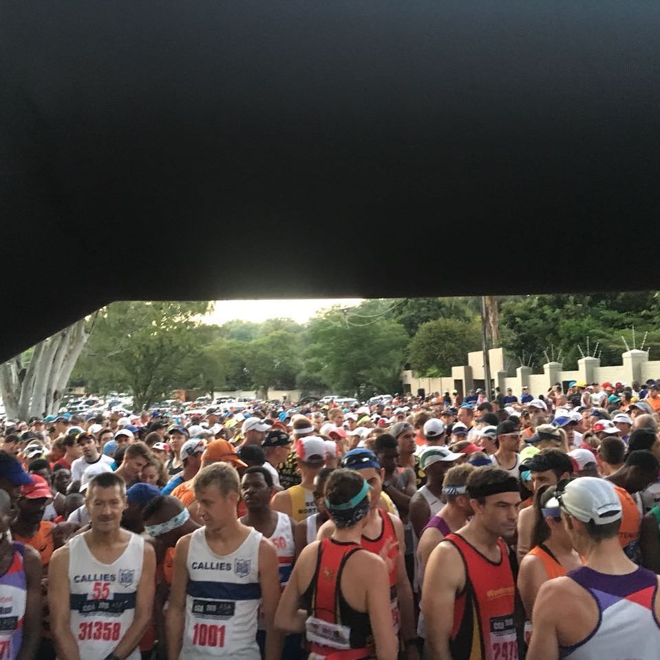 Start of the Pirates 21km Marathon makes our insta pic of the day by @eyahmed #running #run #runner #marathon #sarunning #pirates21km #jhb #runjhb #happyfeetSee our website for the full all the images and action Www.swoosh0018.com