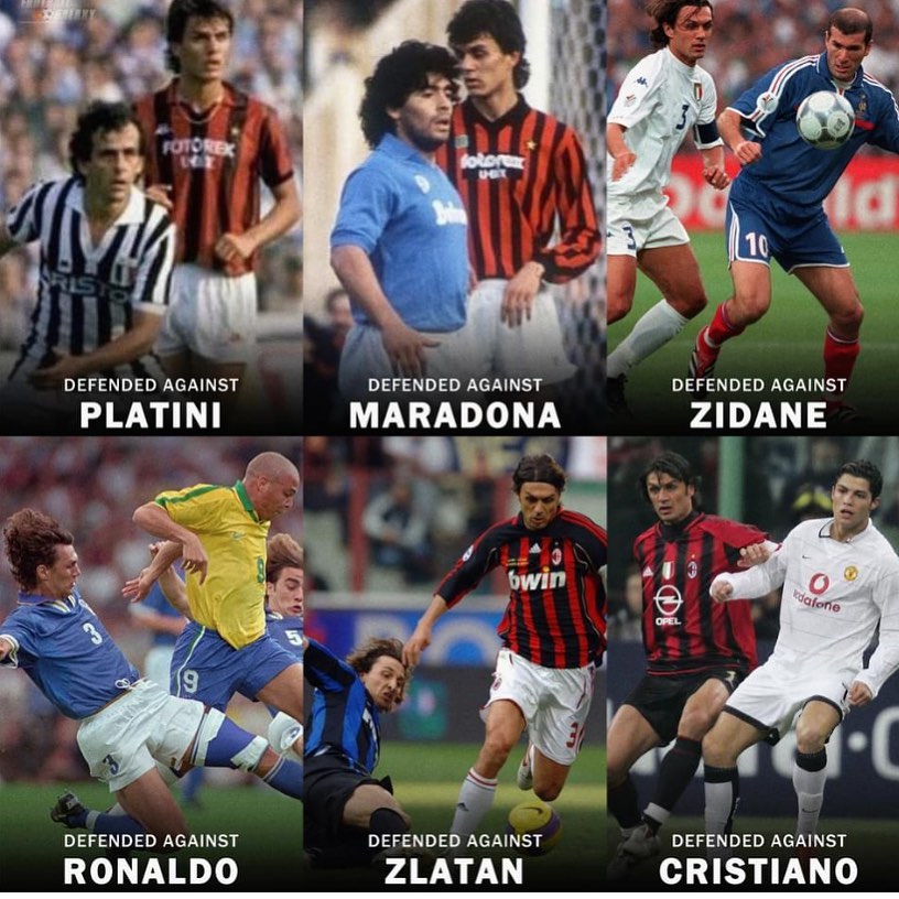 Paulo Maldini. Legend that Shook the Blog#maldini #acmilan #azzuri
