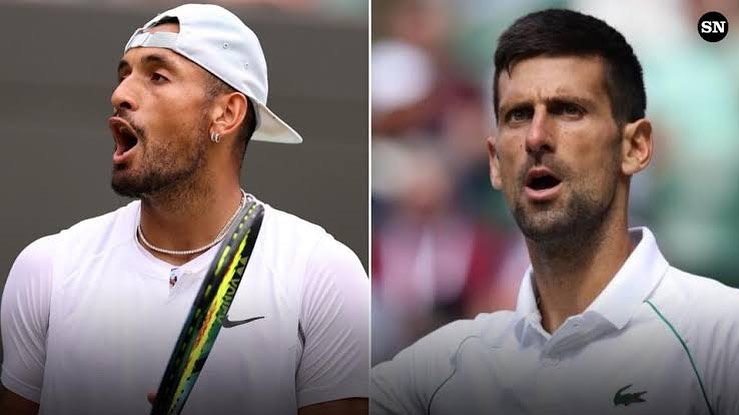 It’s on ToMorow. Wimbledon Final. Will it be Kyrgios  or Djokovic. Museeeve. New balls please. What’s your call#wimbledon #kyrgiosvsdjokovic #nickkyrgios