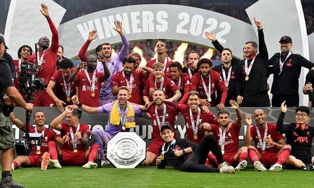 Liverpool start the season off in style. Beating Citeh 3-1 in the Community Shield. The Lads from the Kop are excited. Nice banter on the WhatsApp. Now the business begins. Premiership Mubarak to everyone