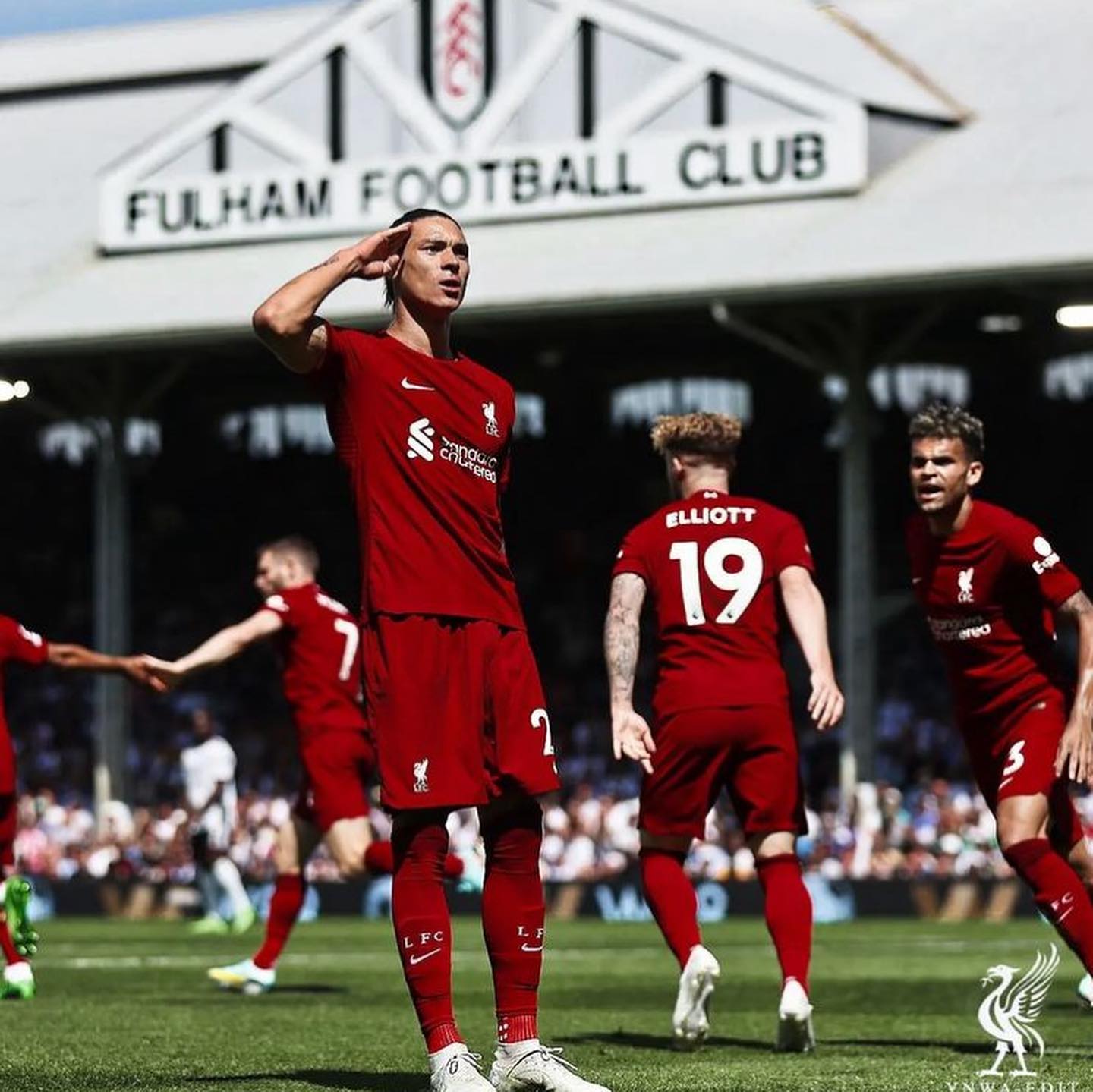 Liverpool were troubled by Mitrovich against Fullham as Darwin Nunez and Mo Salah got Liverpool level. Not a great day for the Reds. Klopp called out the performance. Anyway better a point than none. Chelsea beat Everton 1-0 thanks to a Jorginho penalty. Spurs were on fire. Juves Koollooooo in the thick of it. Newcastle beat Forest 2-0 in other notable results. Today it’s the Manchester sides that open their account #epl #liverpoolvafullham #lfcfans #fullhamfans #spursfans #spursvssouthampton #chelseafans #chelseavseverton #englishpremierleague