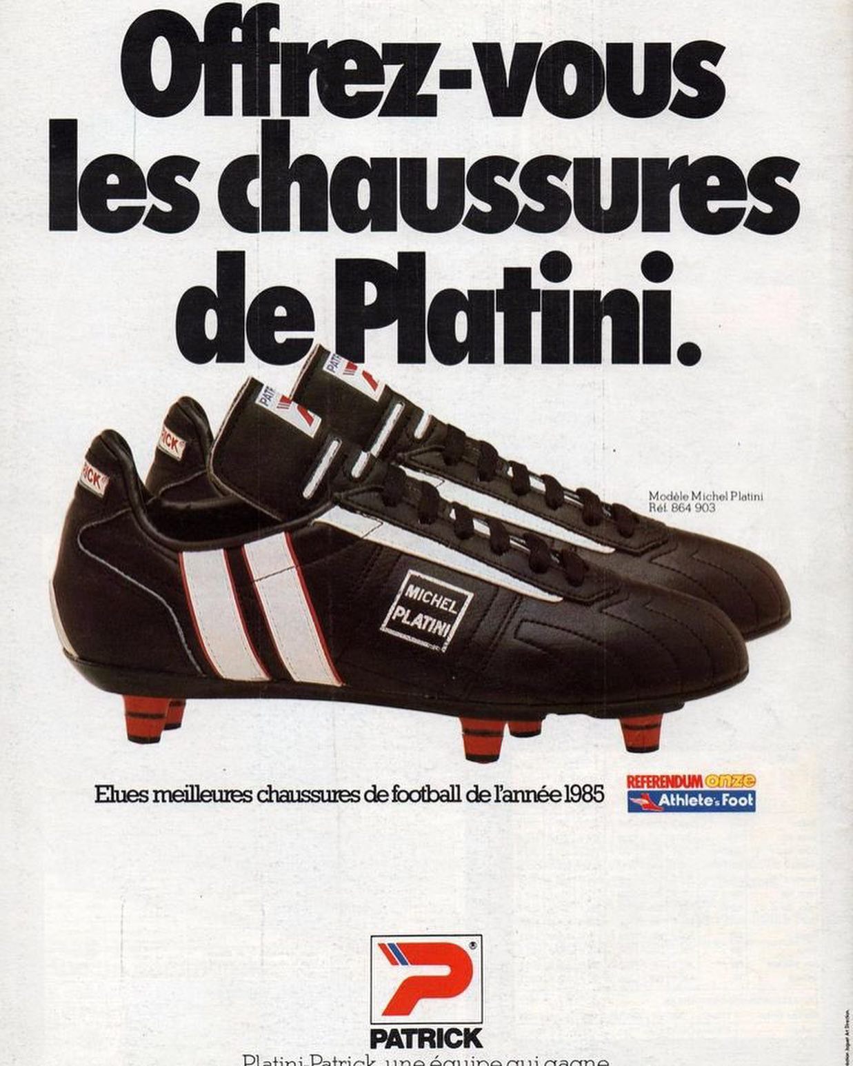 Patrick Platini Grip. I remember the name and the boot. What memories and you were a Bozza if u had a pair