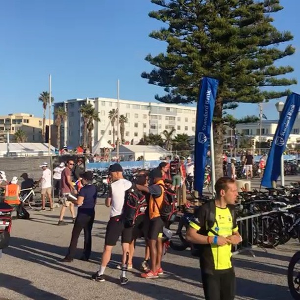 IRONMAN 2018 Transition Area@imsouthafrica @ironmantri #ironman #ironmansa #triathlete #triathlon #swim #bike #run #hobybeach #portelizabeth #triathlonlifestyle #triathlonworld