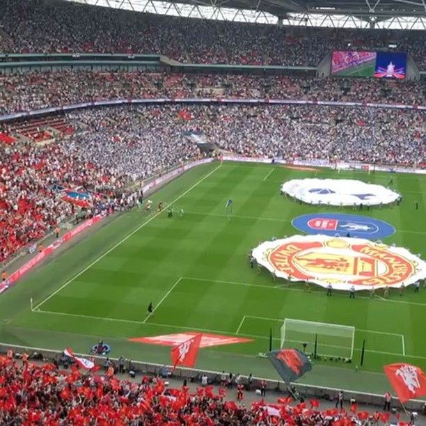 Man Utd vs Spurs in the FA Cup Semi Final at Wembley#facup #facup2018 #manutdvsspurs #manutdfans #spursfans #spurs #manutd #manchesterunited #reddevils #wembley #wembleystadium