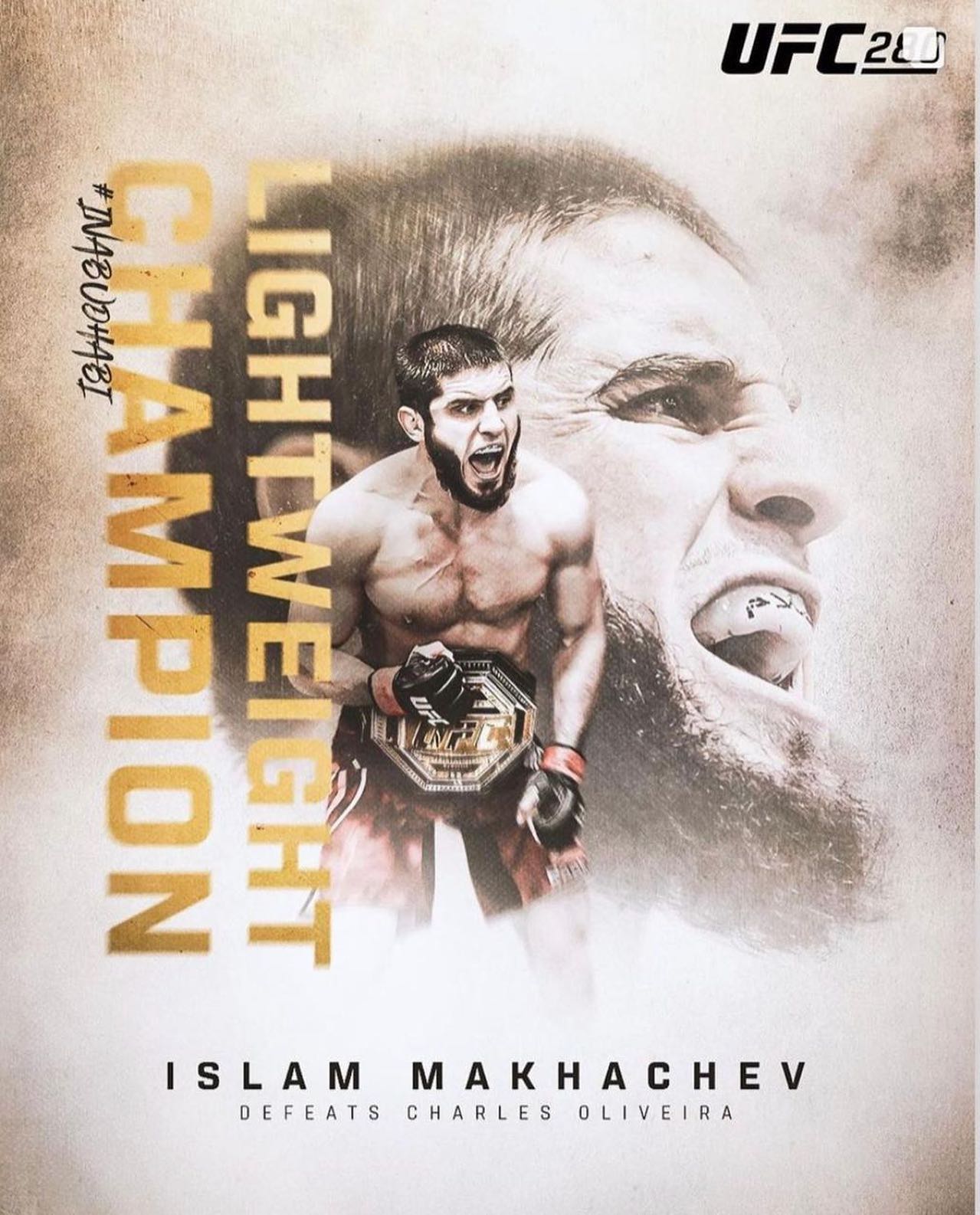 Islam submitted Oliviera in the second round to become the champion. Watta thing. This guy is a clone of Khabib. Champion Islam Makhachev#ufc #islammakhachev #charlesoliveira #khabib #champion