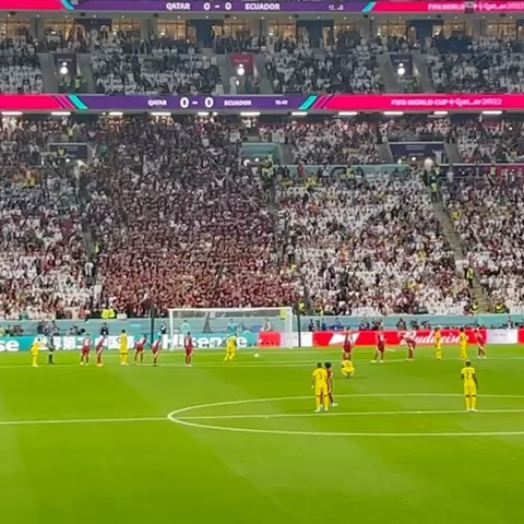 Qatar 0 Equador 2. Not the greatest opener but predictable. The atmosphere was great, World Cup fever has arrived and always good to get underway. Crowds and fans of a host nation are always special. The stadiums are beautiful and the fans around the world are arriving*DTE Legend