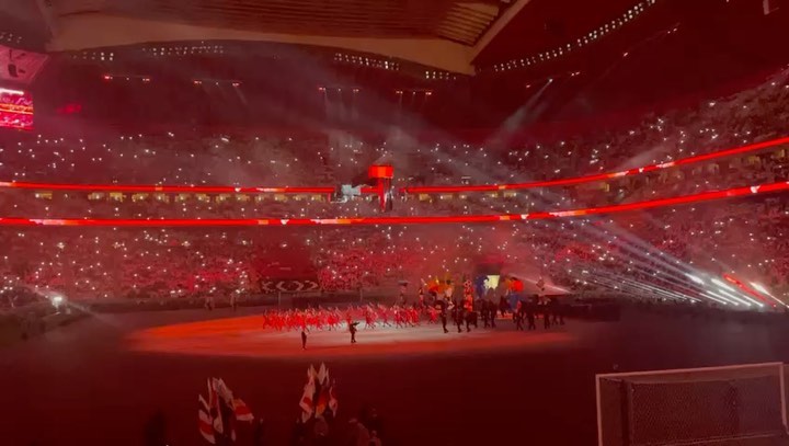 Opening Ceremony at Qatar2022 by DTE The Legend#qatar #qatar2022 #fifa #fifaworldcup #fifaworldcup2022 #qatarlife #doha #dohalife #fifaopeningceremony2022 #qataropeningcermeny2022 #openingceremony #worldcupfever