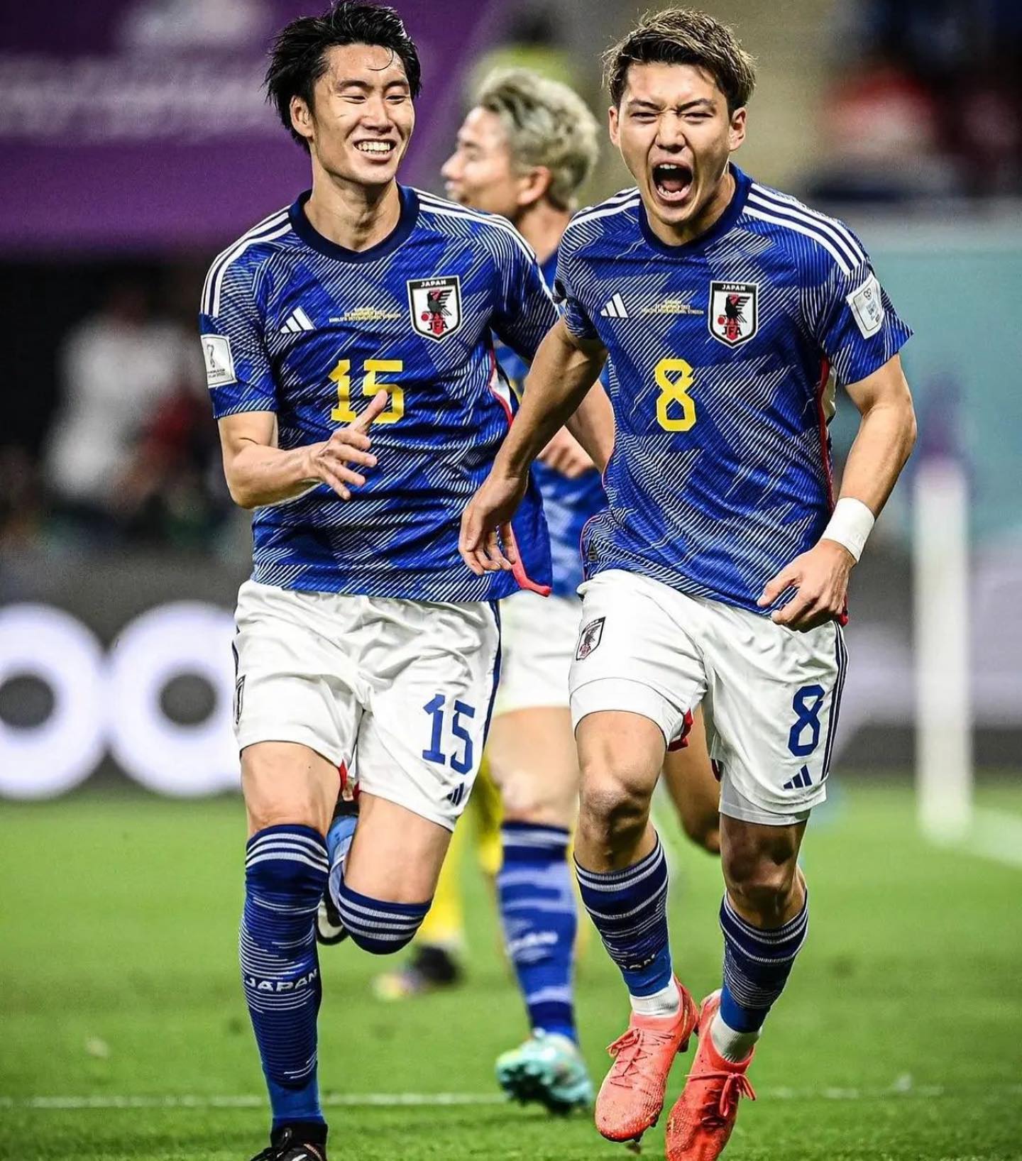 Japan  2 Germany  1. What a result for the Japanese. They don’t stop running. Germans under pressure @mmayet_killa . Morocco and Croatia drew 0-0 in the other game. As they say Never Write off the Germans