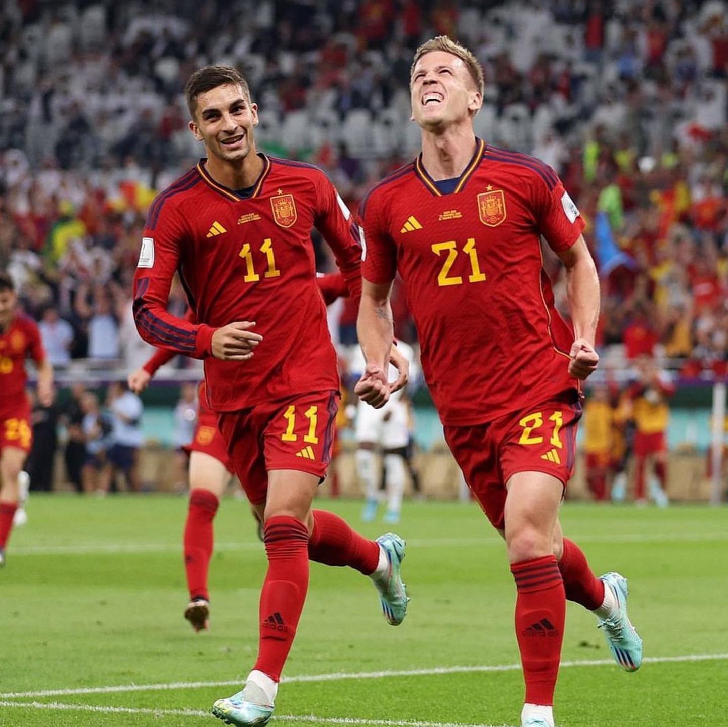 Spain  7 Costa Rica 0. Spain litys run rampant. I mean Costa Rica are no MUGGS. They had Paolo Wanchop once upon a time and Kaylor Navas now. Great finishing from the young Spanish. Germany are shaking. In the evening game Belgium overcame Canada. Musseeeve day of fixtures today to conclude round 1#qatar2022 #spainvscostarica #belgiumvscanada