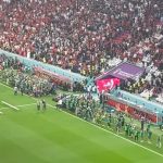 Morocco 🇲🇦 0 France  2. The fairytale ended. The French are strong. They know how to win. Morocco had their chances yes. Early goal and missed chances and then the French killed it off. Well done Morocco 🇲🇦. They won the hearts of the Africa. Great effort. Now we focus on the final. France  vs Argentina 🇦🇷 it is. Messi vs Mbappe. Top final. As for Morocco they head for third and 4th place playoff with Croatia . Footage by DTE the Legend#morocco #moroccovsfrance #qatar2022 #worldcup #frenchfans #qatar