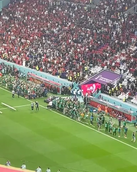 Morocco 🇲🇦 0 France  2. The fairytale ended. The French are strong. They know how to win. Morocco had their chances yes. Early goal and missed chances and then the French killed it off. Well done Morocco 🇲🇦. They won the hearts of the Africa. Great effort. Now we focus on the final. France  vs Argentina 🇦🇷 it is. Messi vs Mbappe. Top final. As for Morocco they head for third and 4th place playoff with Croatia . Footage by DTE the Legend#morocco #moroccovsfrance #qatar2022 #worldcup #frenchfans #qatar
