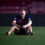 Andres Iniesta sits alone in the Nou Camp to take it all in. This makes our Instagram pic of the Day and Legend That Shook the Blog