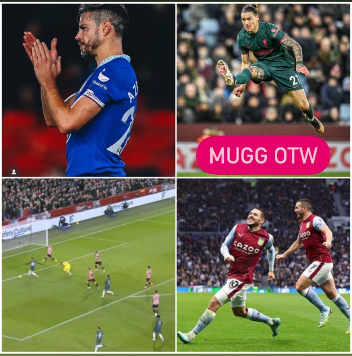 Brentford 3 Liverpool 1. Darwin Nunez gets the MUGG of the Week award same time. Kuk loss. MANCS we’re making Masgheri. They say he’s just a shit Andy Carrol. You can’t miss so much and Sell like that. The man missed too much and lacks that composure. Anyways we were soundly beaten. On Sunday Villa beat Spurs and I messaged Patson to say Conte to Juve intensifies. Riza Bodiat must be happy. Forest drew with Chelsea. Chelsea have lots of work to do#chelseavsforest #spursfans #spursvsvilla #lfc #liverpoolfans #lfcfans #ynwa #liverpoolvsbrentford #brentford