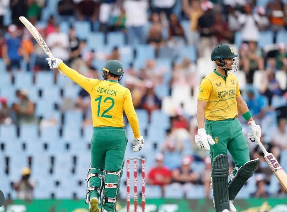 What a run chase by the Proteas setting a new T20 World record vs the West Indies. 517 Runs? 81 Boundaries, 35 Sixes. Well done to the Proteas#proteas #savswestindies #protearecordrunchase #cricket #t20