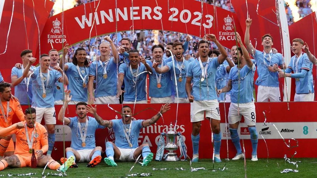 City on the Double. Well done Man City. 2-1 over the MANCS to win the FA Cup Final. How was the game@facupfinal