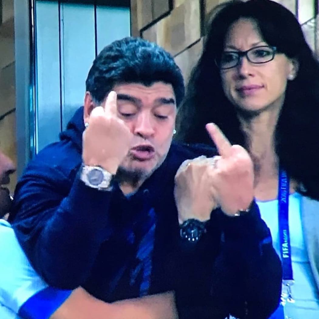 Have to put the Image that's trending on Social Media. Argentina squeeze through and now meet the French. You gotta feel sorry for Nigeria. They gave it all. Your thoughts on the gameArgentina 🇦🇷 2 Nigeria 🇳🇬 1 and Who was Maradona Zapping ?#argentinavsnigeria #messi #maradona #nigeria #maradonazapps #russia2018 #maradonazap