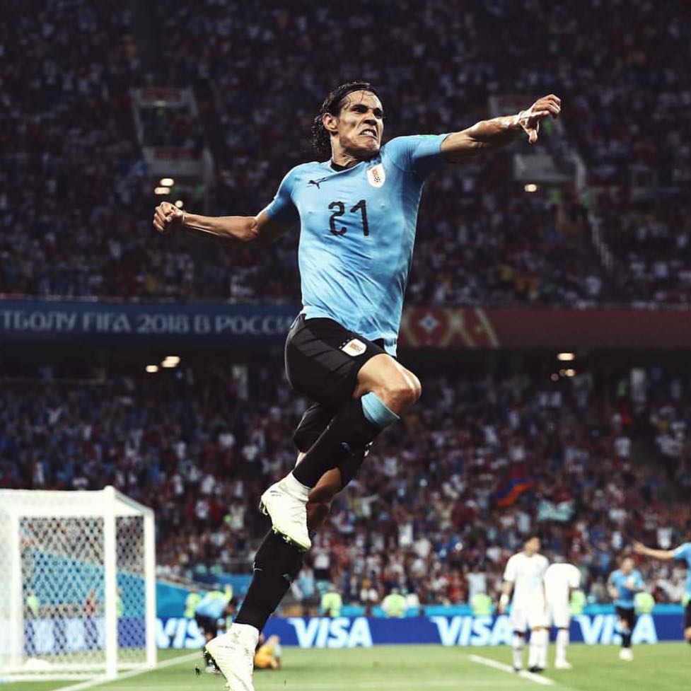 Sublime finishing from Cavani. Ronaldo and Messi on the way home. Sad to say goodbye to two of the greats but the show goes on. Your thoughts on the game? #Portugalvsuruguay #uruguay🇺🇾 #portugal #cavani #russia2018 #fifaworldcup