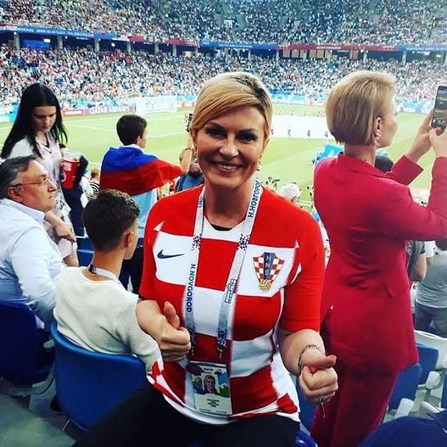 So happy for the Croatian President. See her enjoying the sun in the next pic and don't miss our Badaams series on the InstaStory. It's been a fantastic World Cup
