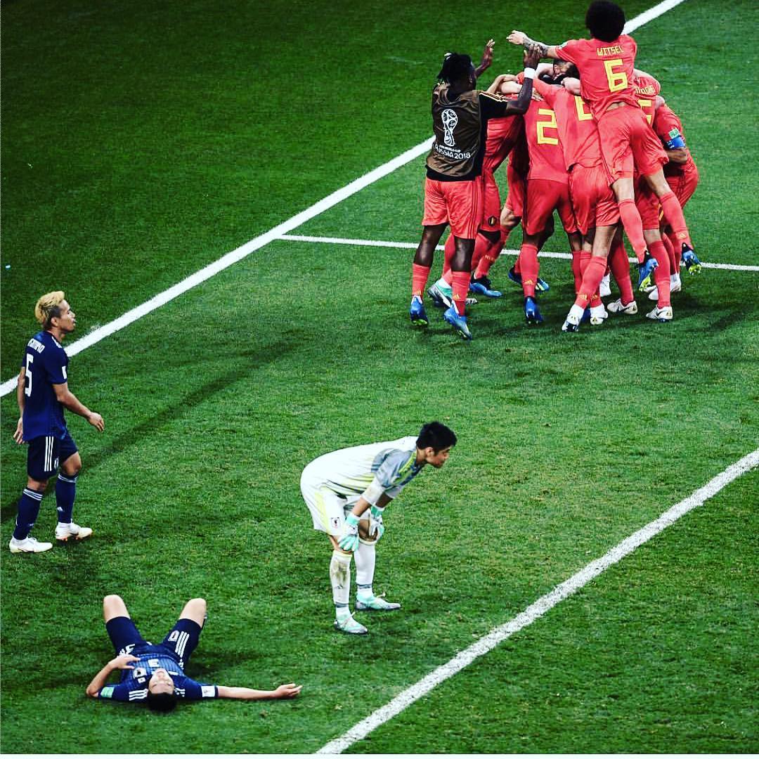 What a game!Belgium coming back from 2 goals. But the Japs KO in the end. What a Counter attack and goal and dummy from Luku. Your thoughts on the game?Belgiumvsjapan