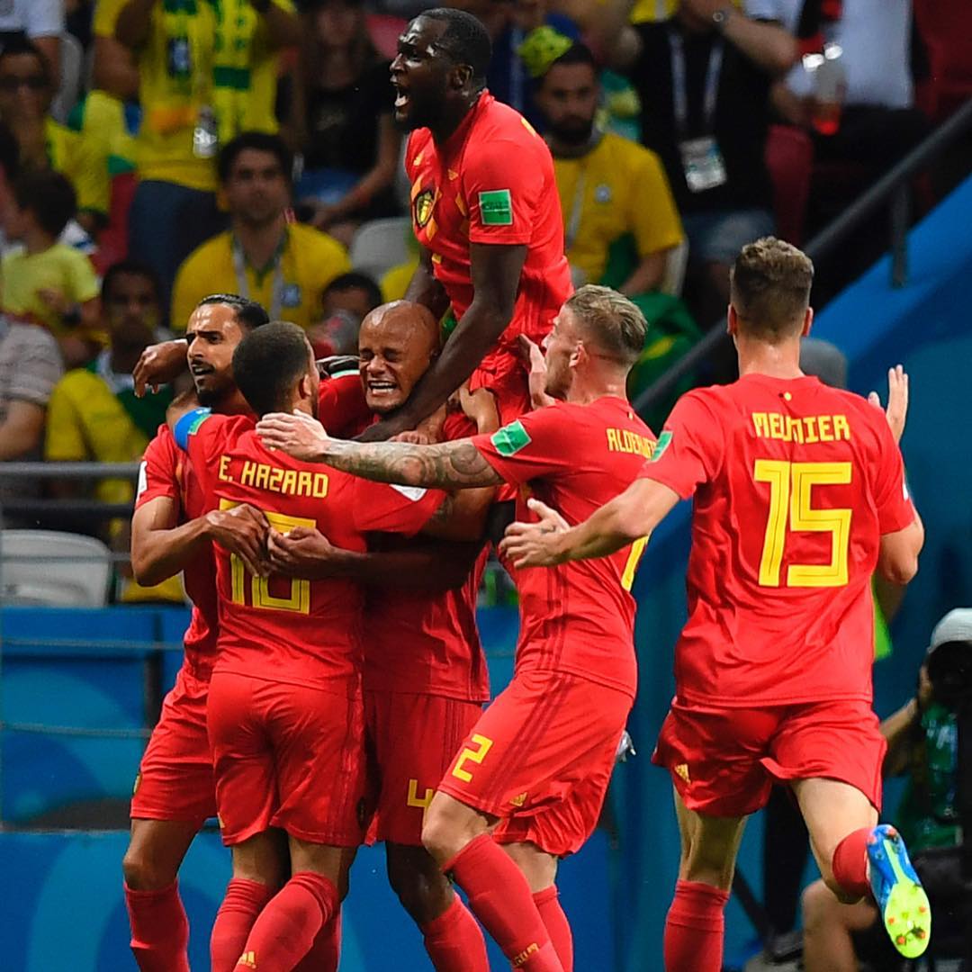 The Samba stops and Belgium beat the favourites Brazil. Courtois and Hazard was musseeeve. Belgium were musseeeeve in first half. Proper Counter attacking ball. And Brazil didn't take their chances. Well Done Belgium. It's now Belgium vs France. Your thoughts on the game?