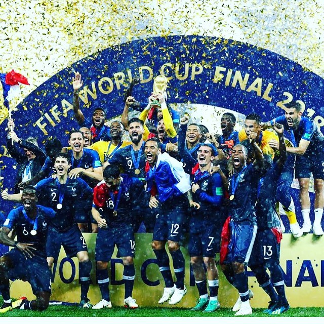 France are World Champions. They beat Croatia 4-2 and with a heavy heart we say Goodbye to Russia 2018