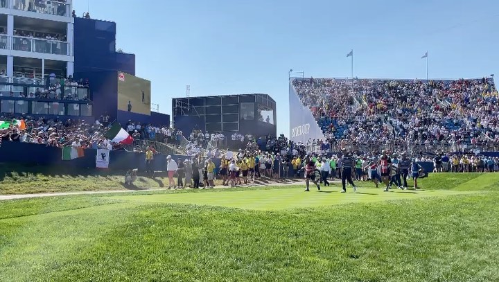 Action from the 2023 Ryder Cup in Rome#rydercup #golf #rydercup2023 #rome #golf #europevsusa