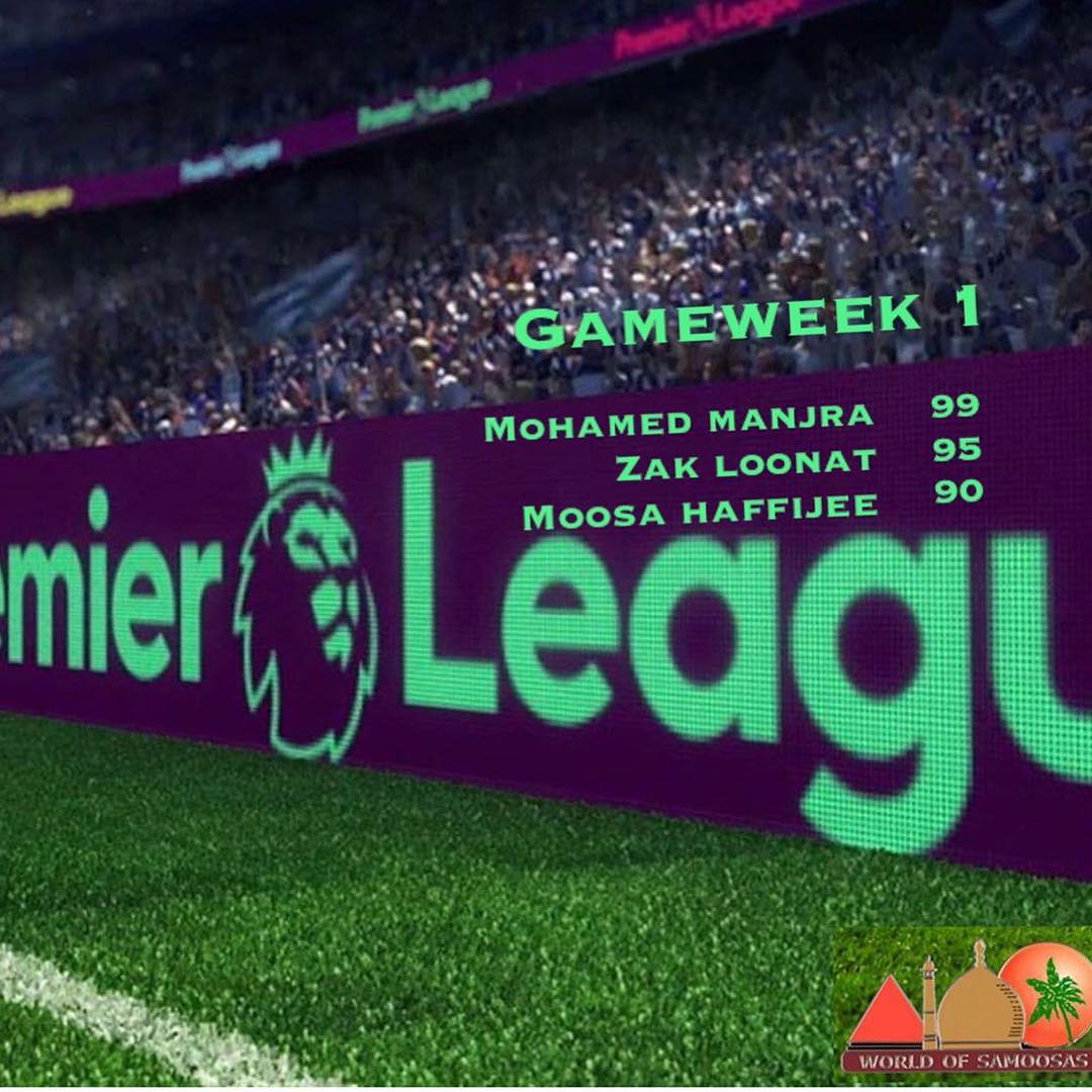 World of Samoosas EPL Fantasy Round 1 Leader is the Milkman Mohamed Manjra. The Milkman delivered. Can he sustain the Top 10. The Liverpool lads came big for him. Exciting campaign ahead @worldofsamoosasAdd to the Banter Join our WhatsApp Group. Send a message to 084 585 1084 to be added #fantasyfootball #fantasyepl