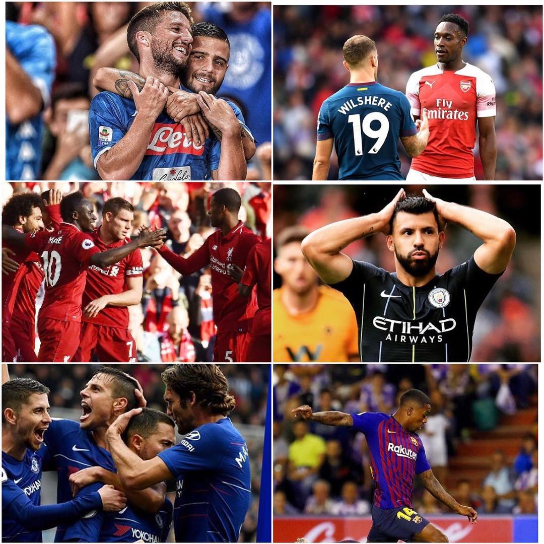 Great weekend of footie. Arsenal beat West Ham and are back to winning ways. Chelsea keep up their good start. Aguero sold me in Fantasy and Citeh draw. Liverpool win ugly but take 3 points and Napoli come back from 2-0 down to beat AC Milan. Oh and Barcelona beat Real Valsdoid 1-0 thanks to a Dembele goal. Atleti won and Madrid play now. How are we shaping up so far ️