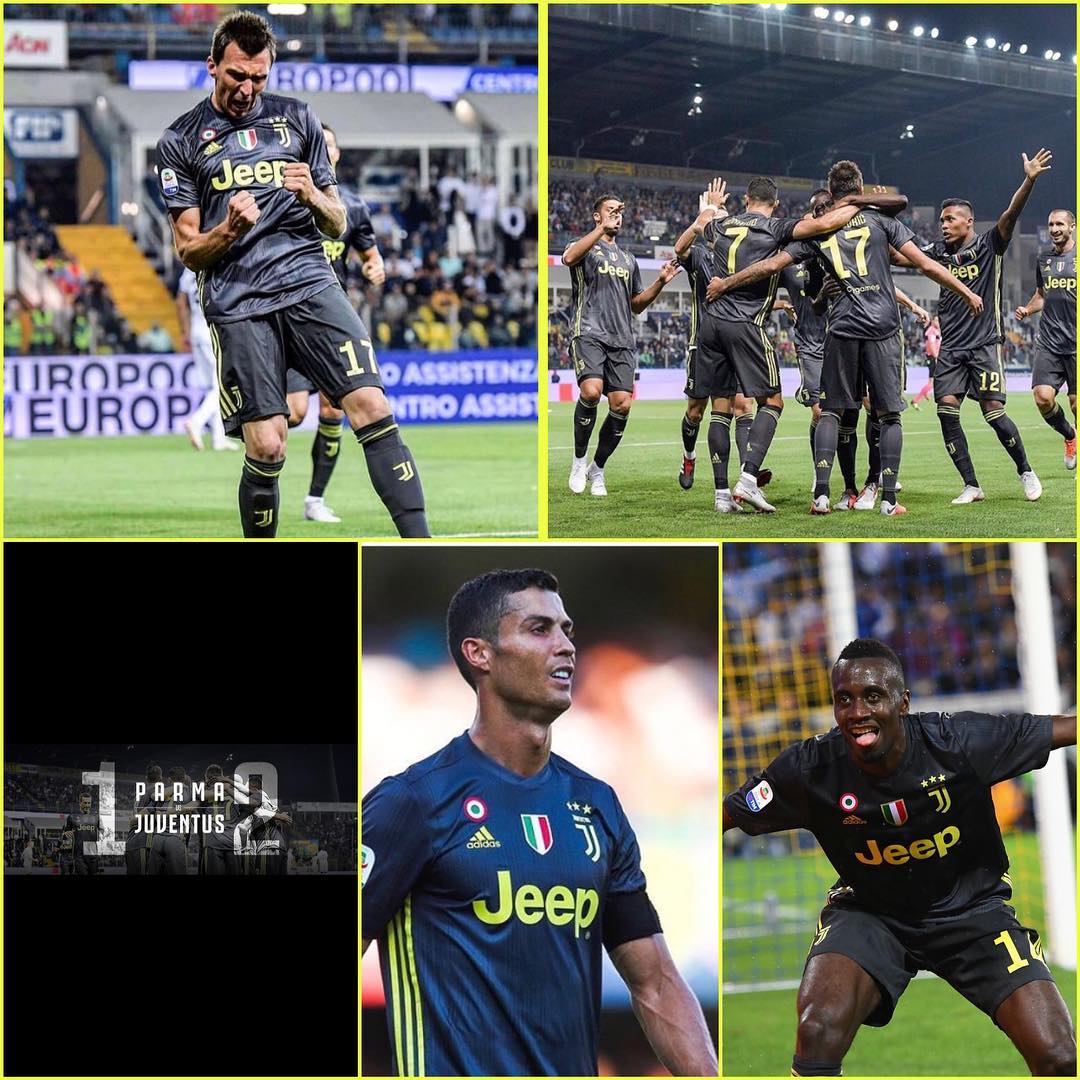 Parma 1 Juventus 2. Manzukich and Matwadia secured the victory against Parma. A tough outing that sees Juve register their third victory. Still no goals for our Penaltinho. It will come soon for CR7. Forza Juve. We prepare for Europe. #forzajuve #juventus #juve #parma #parmavsjuventus #serieatim #bianconero