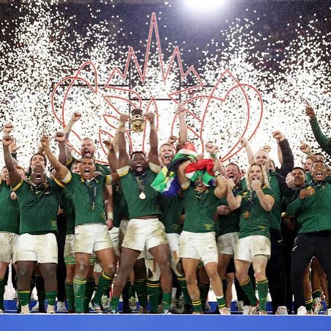 What a Night. Bok to Bok. South Africa are crowned World Champions in France. What a game! What a Night. Thanks @cassim_omar for the footage from the Stad De France#bokke #springboks #rugbyworldcup #southafrica #allblacks #champions #staddefrance