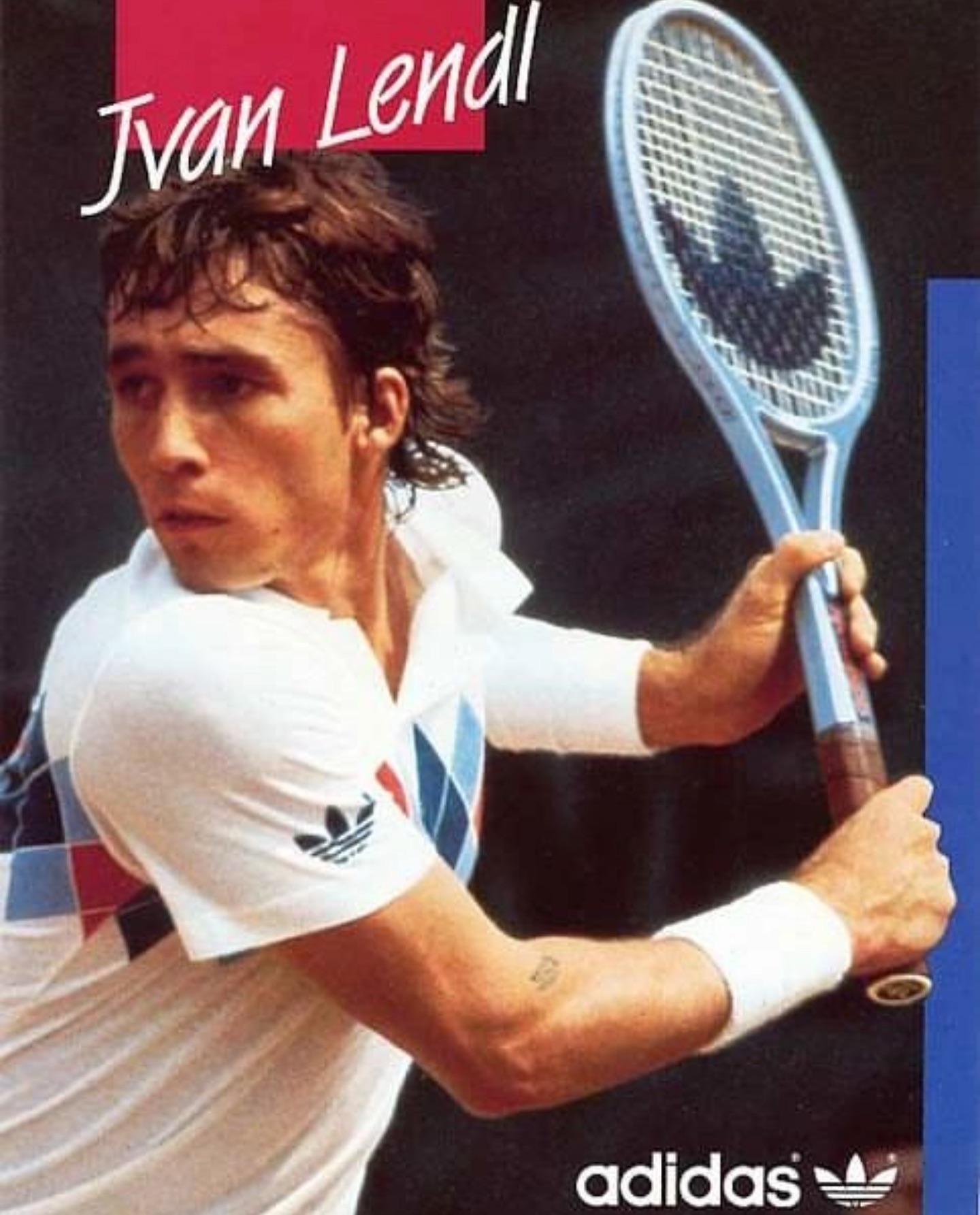 Ivan Lendl and iconic adidas makes our Insta pic of the day#lendl #ivanlendl #adidas #tennis #adidastennis #80s @adidas @adidasoriginals*This post dedicated to Cokes