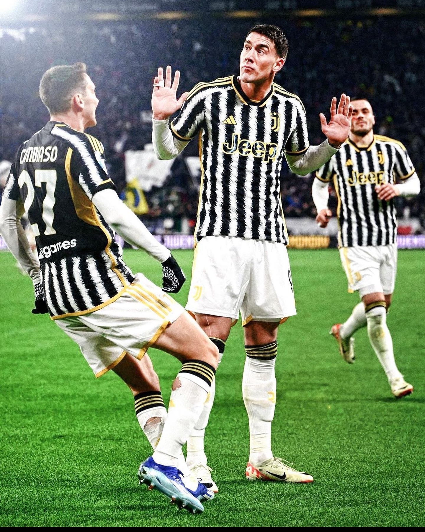 Juventus 1 Inter Milan 1. Spoils are shared in the Derby D Italia#derbyditalia #juventusvsinter #juve #forzajuve #vlahović #lautaromartinez #alianzstadium #juve #juvefans #seriea #bianconeri