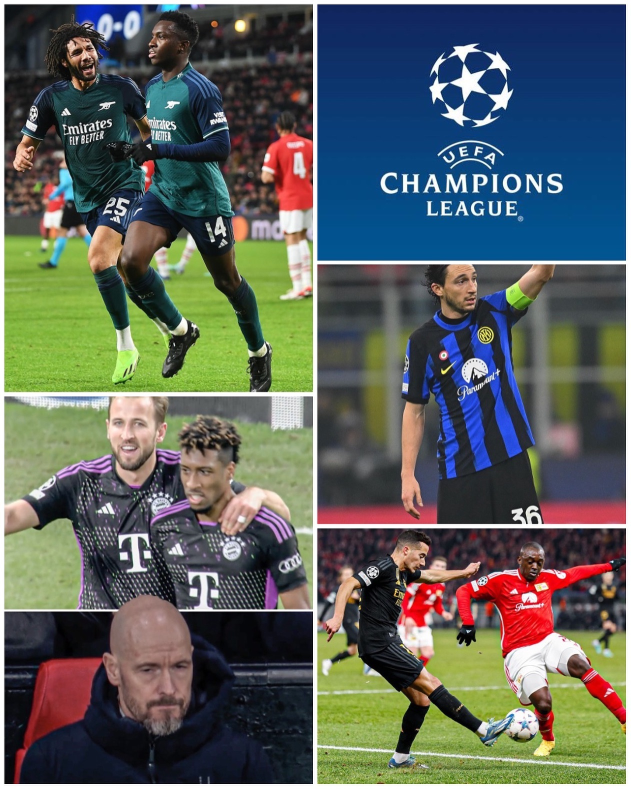Man Utd dumped out of Europe and Yes even the Europa League. Bayern beat them 1-0. FC Copenhagen clinched second spot in the group and Galatasary Europa League. Surely now this is the end of ETH. Well let’s see. UTD deserved to be dumped out. Arsenal drew 1-1 with PSV and topped the group. Real Madrid, Napoli and Inter all qualify. Let’s see what tomorow holds #uefachampionsleague