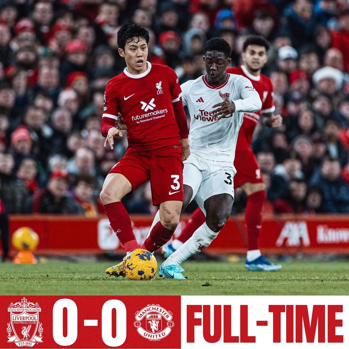 What say the ABUS and ALIS. Liverpool 0 Man Utd 0. Feels like a loss this. We were poor. As the game progressed more and more it felt like the MANCS will slash and grab it