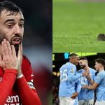 Quote of the Week. “There’s a Rat on the pitch and it ain’t Bruno Fernandez. This in light of a rat on the pitch at the Etihad Stadium as City played Sheffield United. In Brisbane Dominique Thiem match was interrupted by a deadly Eastern brown snake. But the Bruno quote is our Quote of the Week#quoteoftheweek #manutd #mancity #etihadstadium #rat #brunofernandez