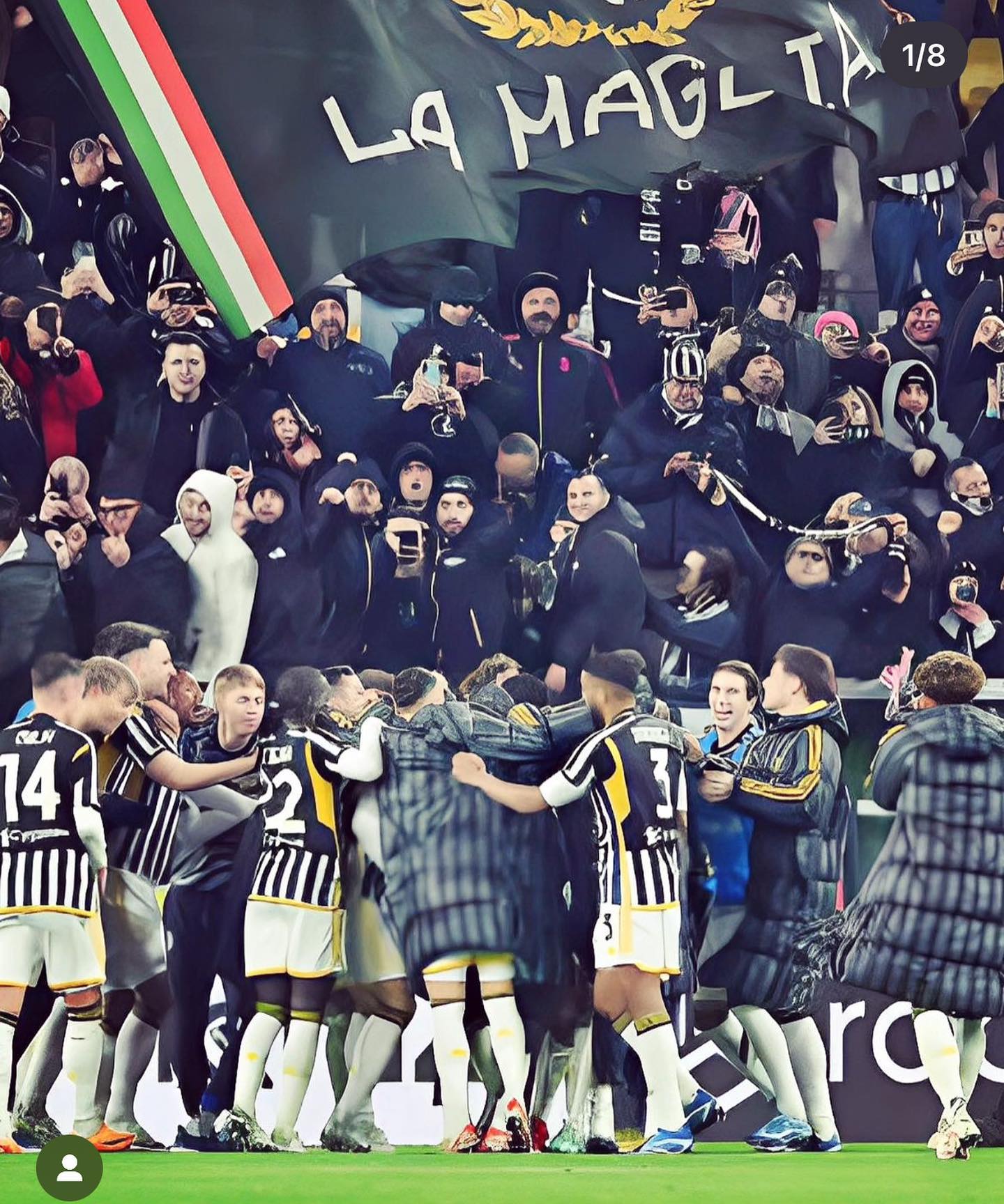 Juventus 1 Roma 0. Great result in Turin last night. A superb Vlahovic back heel set up Rabiot. A big 3 points for Juve and we coming right. Forza Juve