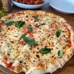 When in Knysna Nothing like a Margherita pizza at Pizza E Vino @pizzaevino_ #pizza #pizzalover #margherita #knysna #knysnaheads #knysnafood
