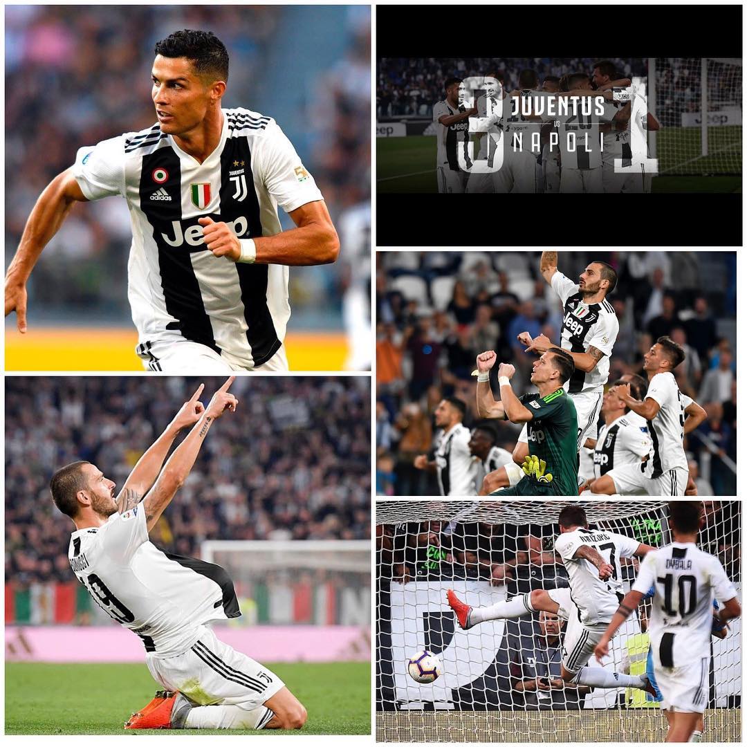 Juventus 3 Napoli 1. Ronaldo’s  best game in a Juve Shirt