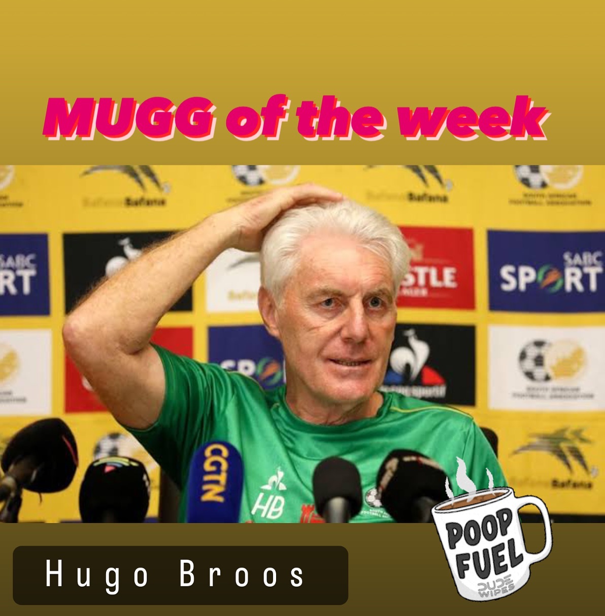 Hugo Broos is our MUGG or the Week. We lost the game vs Mali and missed a penalty. But for playing with 9 men in the voice of the Cruel lady from the Weakest link Broos is our MUGG of the Week…Goodbye . I mean those 2 centre backs Eish I seen a nice meme on social media that Broos should have taken Handré Pollard with to Senegal #broos #hugobroos #bafanabafana #sa #mali #afcon2024 #southafricavsmali