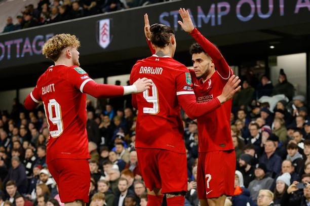 Fullham 1 Tottenham 1. Liverpool advance to meet Chelsea in the Carabao Cup. Liverpool vs Chelsea will be a superb Final.#carabaocup #lfc #ynwa #liverpool #fullhamvsliverpool #liverpoolfans