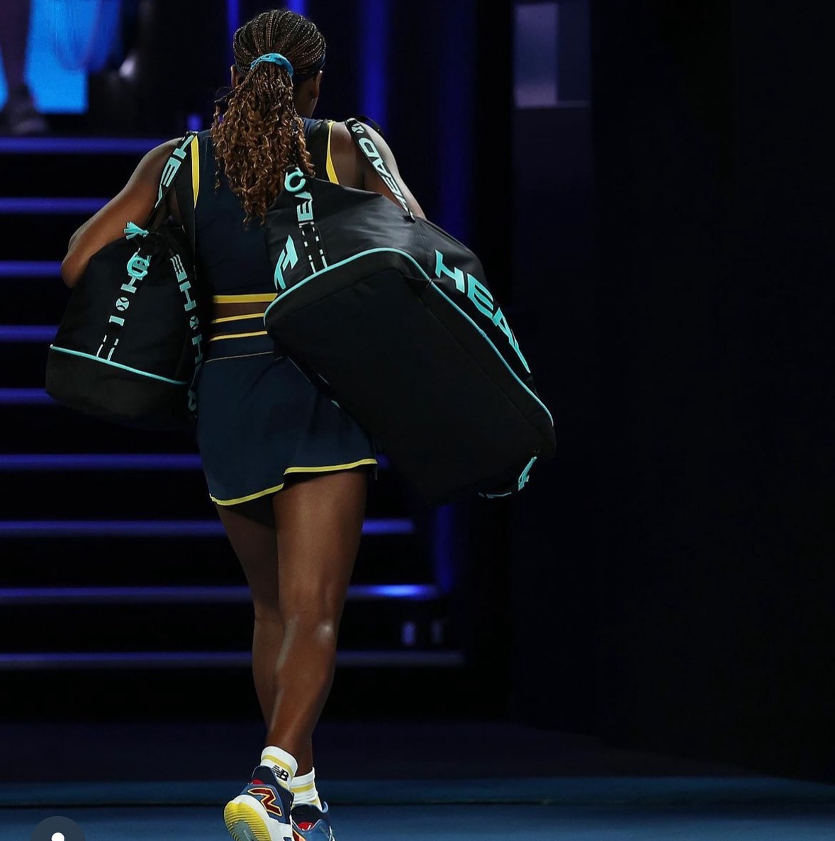 Aryna Sabalenka beat Coco Gaff in the Austrailian Open semi. So both my favourites are out. Alcarez yesterday. In the other semi Qinwen Zheng is currently a Set up#ozopen #ozopen2024 #austrailianopen #tennis #cocogauff #sabalenkavsgauff