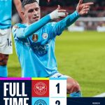 Citeh close in as a Phil Foden hatrick sees off Brentford. Roma under De Rossi beat Cagliari 4-0. Monday night football at its best #mancity #roma #brentfordvsmancity #romavscagliari
