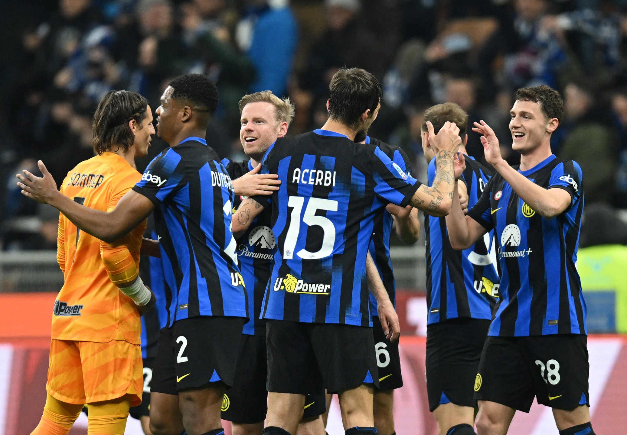 Inter 1 Juventus 0.There goes the Scudetto. Inter deserved winners on the night. For Juve Champions League goal looks all but certain. Aim now is to finish second unless the Scudetto takes another twistForza Juve#juve #forzajuve #intervsjuve #derbyditalia