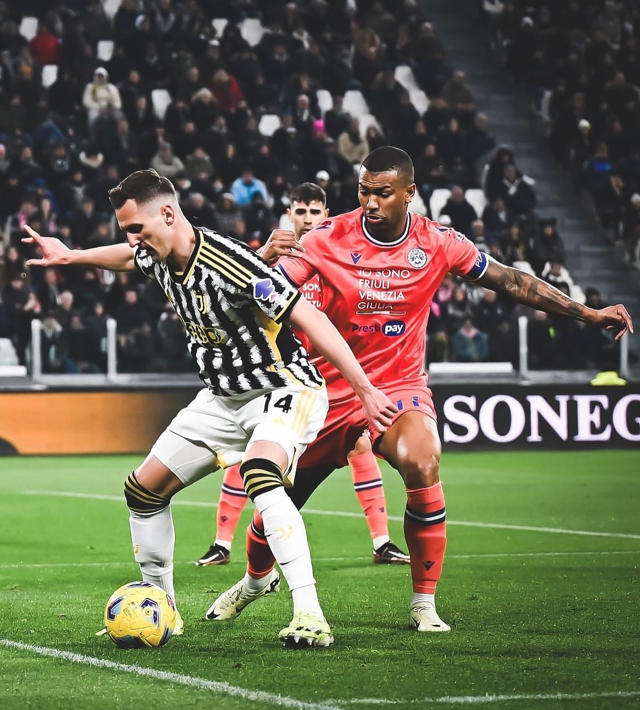 Juventus 0 Udinesi 1. And that should be bye bye Scudetto