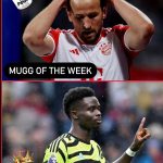 Our MUGG of the Week is Harry Kayne and the Bozza is Bakayo Saka. “And Kane went to Bayern to win cups, more like Kane going to Bayern to teach them the Spurs way …. Bottling it .  Started house on fire  but struggling now -8 points behind Leverkusen”- PatsonSaka is Bozza for obvious reasons 🤪#Do you agree ?
