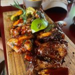 Ribs and wings combo At @nouveau_coffeeandgrill in Century City, Cape Town #halaal