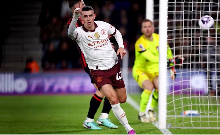 Bournemouth 0 Man City 1. Foden keeps up the pressure at the top. Good win for Citeh.#mancity #bournemouth #epl #mancityvsbournemouth #foden #philfoden