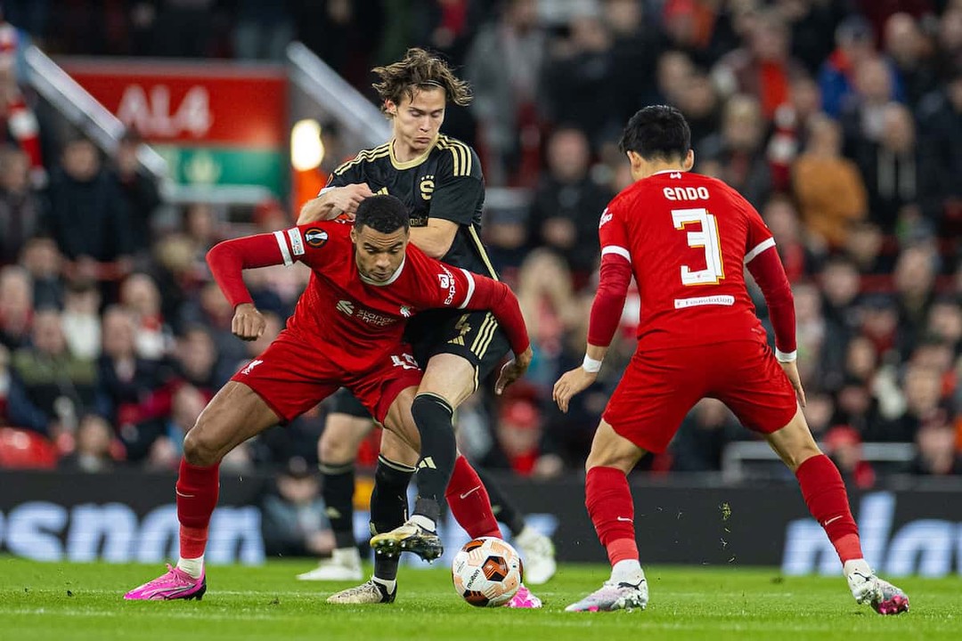Liverpool 6 Sparta Prahag 1. Liverpool advance to the quarter finals of the Europa League. I must say at one point I thought guys are reading Sabeena Tarawee and counting the rakaats. Watta Thing